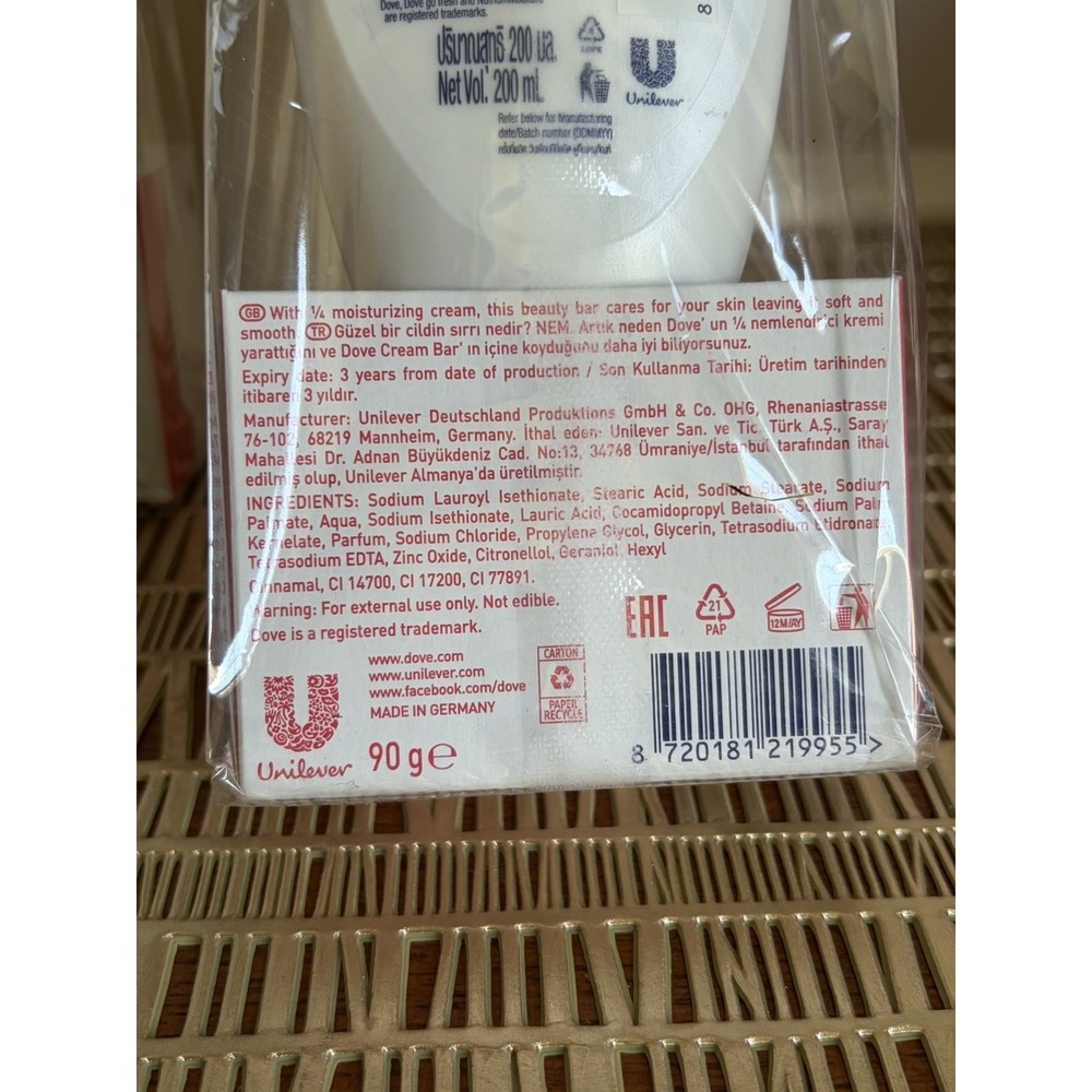 Lot (5) Dove Go Fresh Revive Body Wash and Bar Soap 2-PC Beauty Set 6.76 Fl Oz - Picture 4 of 6